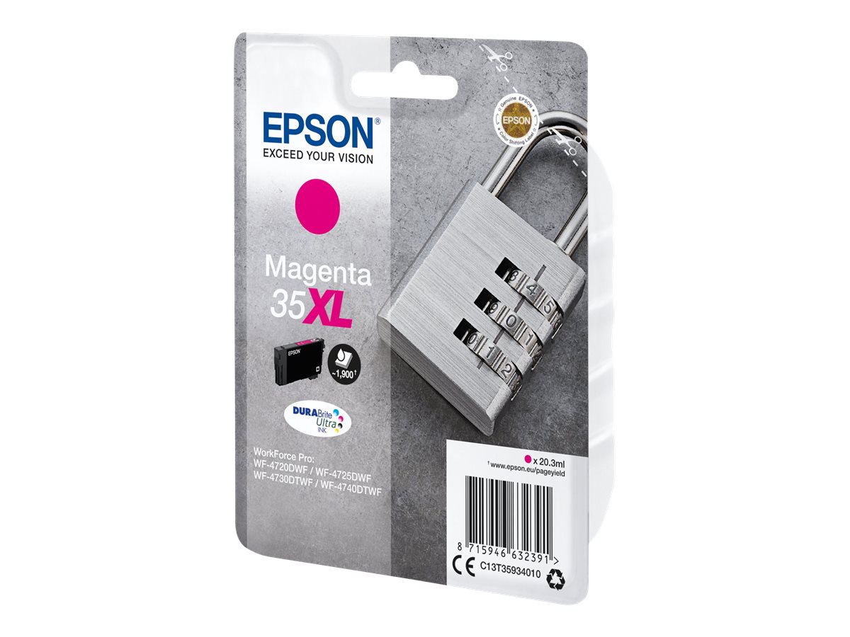 C13T35934010 EPSON WF Tinte magenta HC C13T35934010 EPSON WF Tinte magenta HC