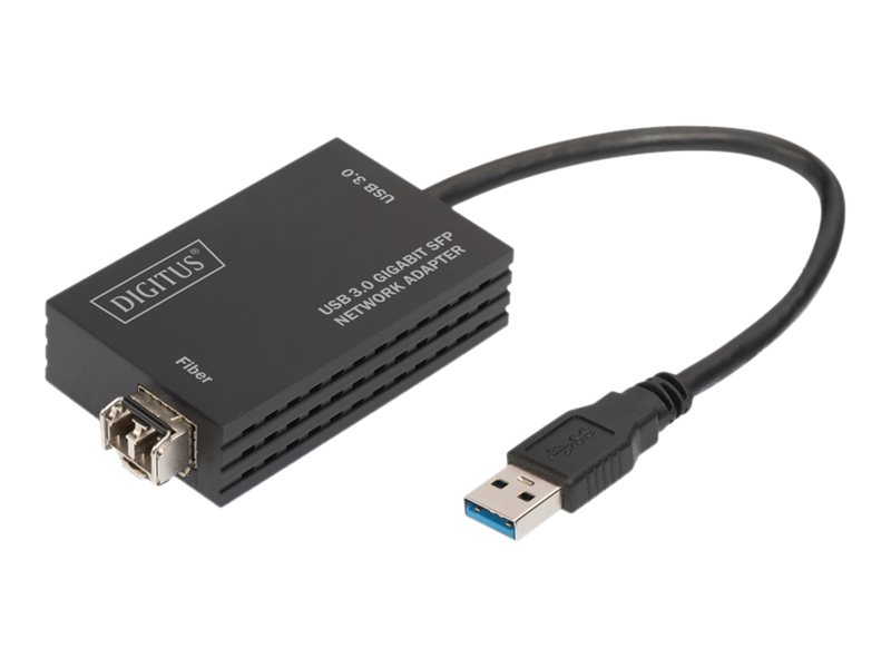 DIGITUS USB 3.0 Gigabit SFP Netzwerkadapter (ohne SFP Modul)