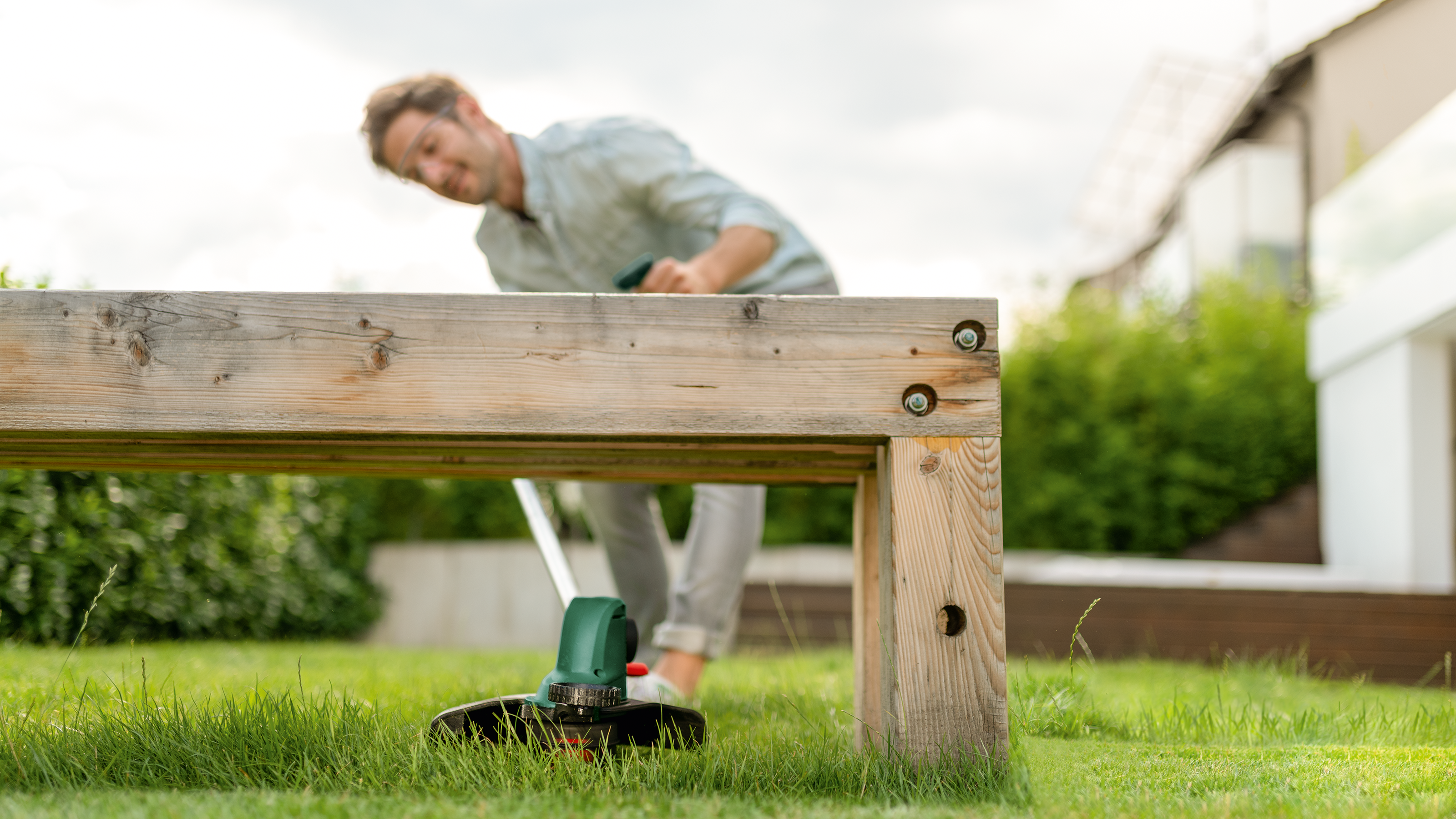 BOSCH Home Garden UniversalGrassCut 18V26 AkkuRasentrimmer 18,0 V, ohne Akku