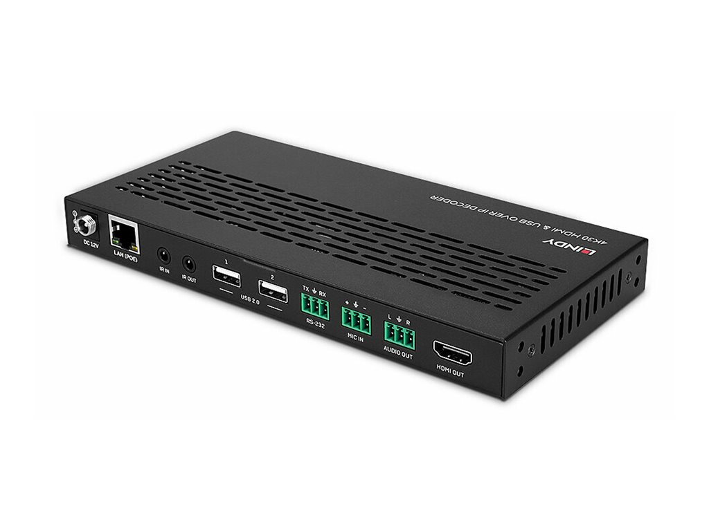 4K30 HDMI & USB over IP Decoder Multicast & Videowall