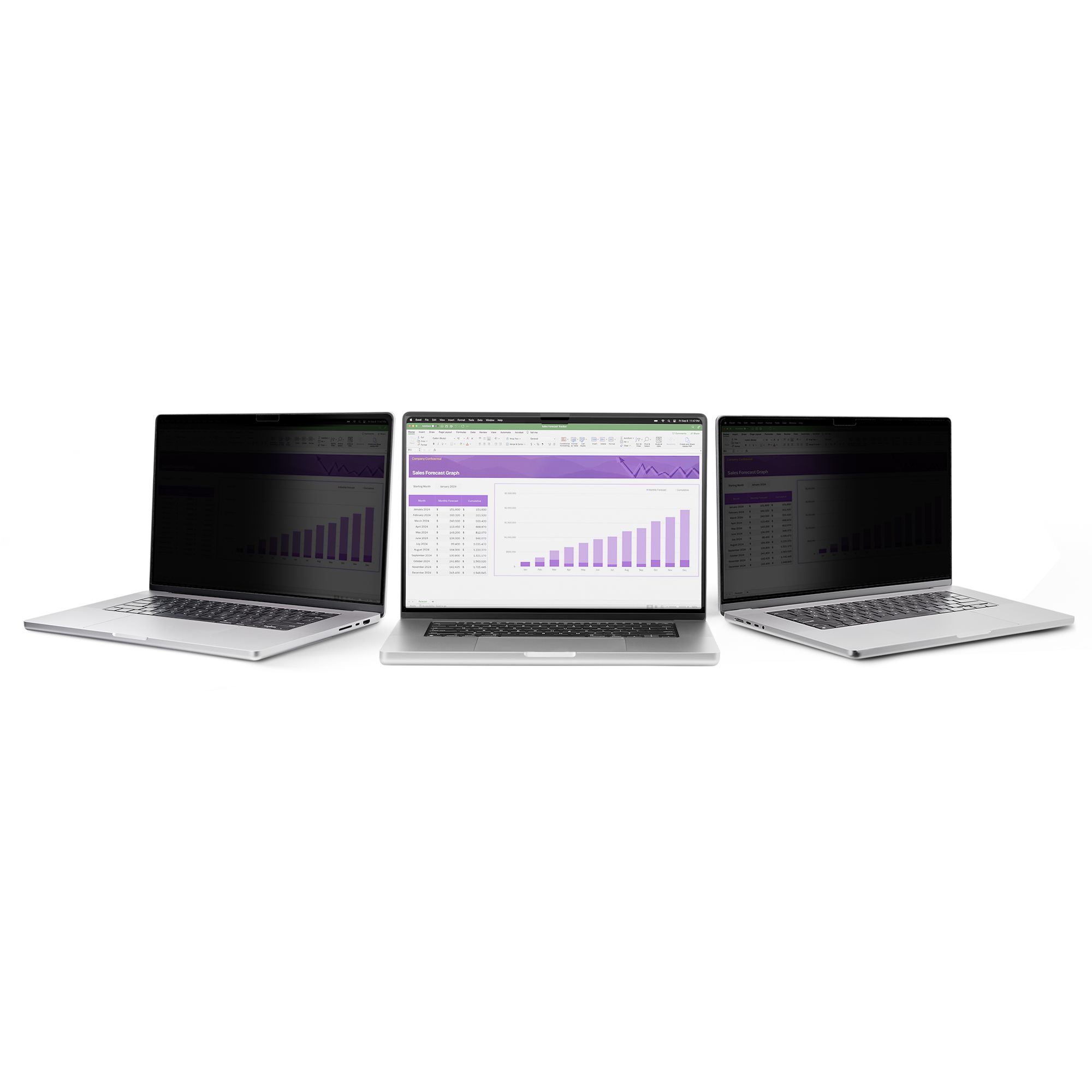 STARTECHCOM 33,02cm 13Zoll MacBook Air M2M3 Laptop Blickschutz Entfernbarer amp Reversibler AntiGlare Blaulichtfilter Magnet