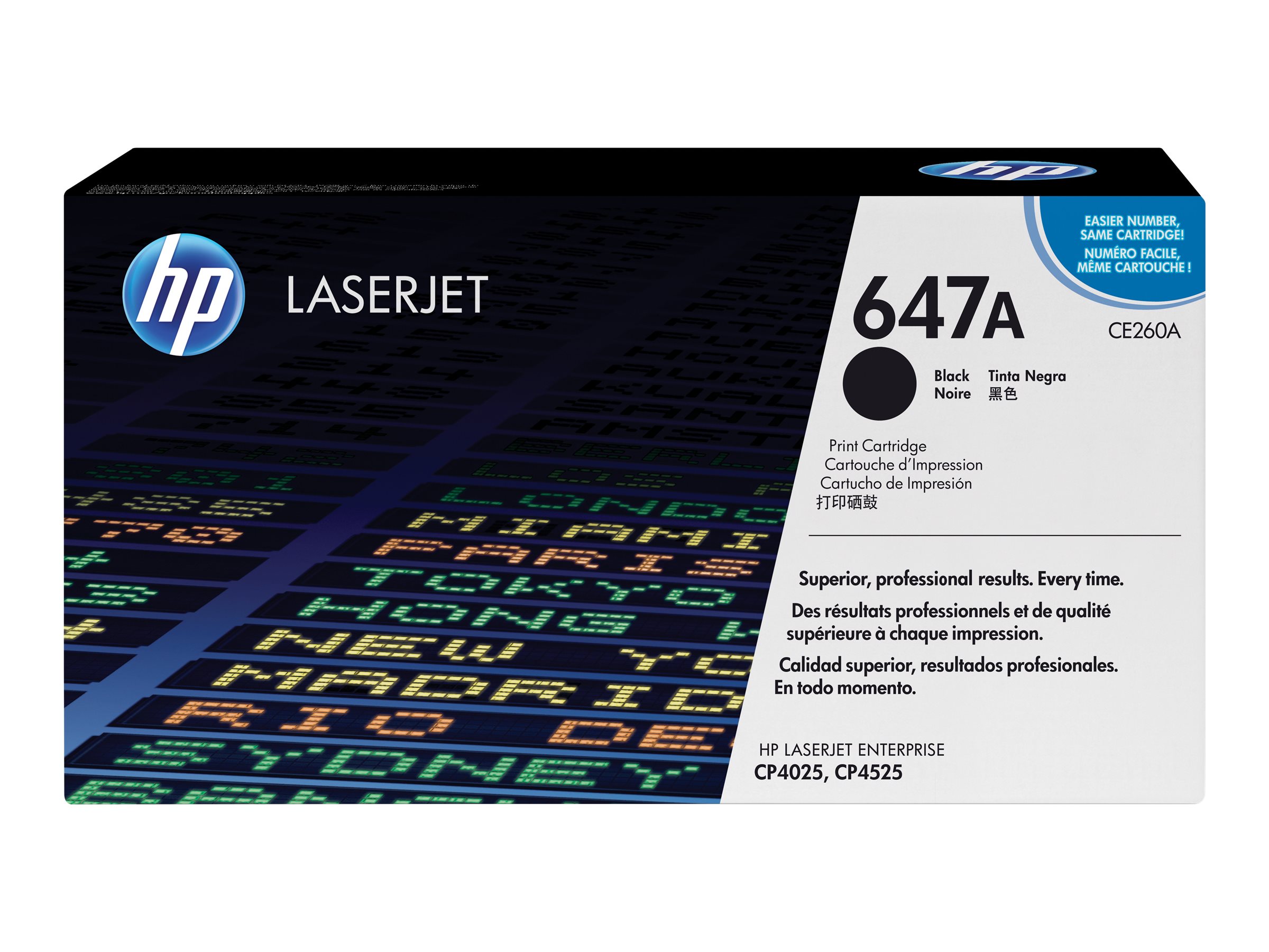 HP 647A (CE260A) schwarz Tonerkartusche HP 647A (CE260A) schwarz Tonerkartusche