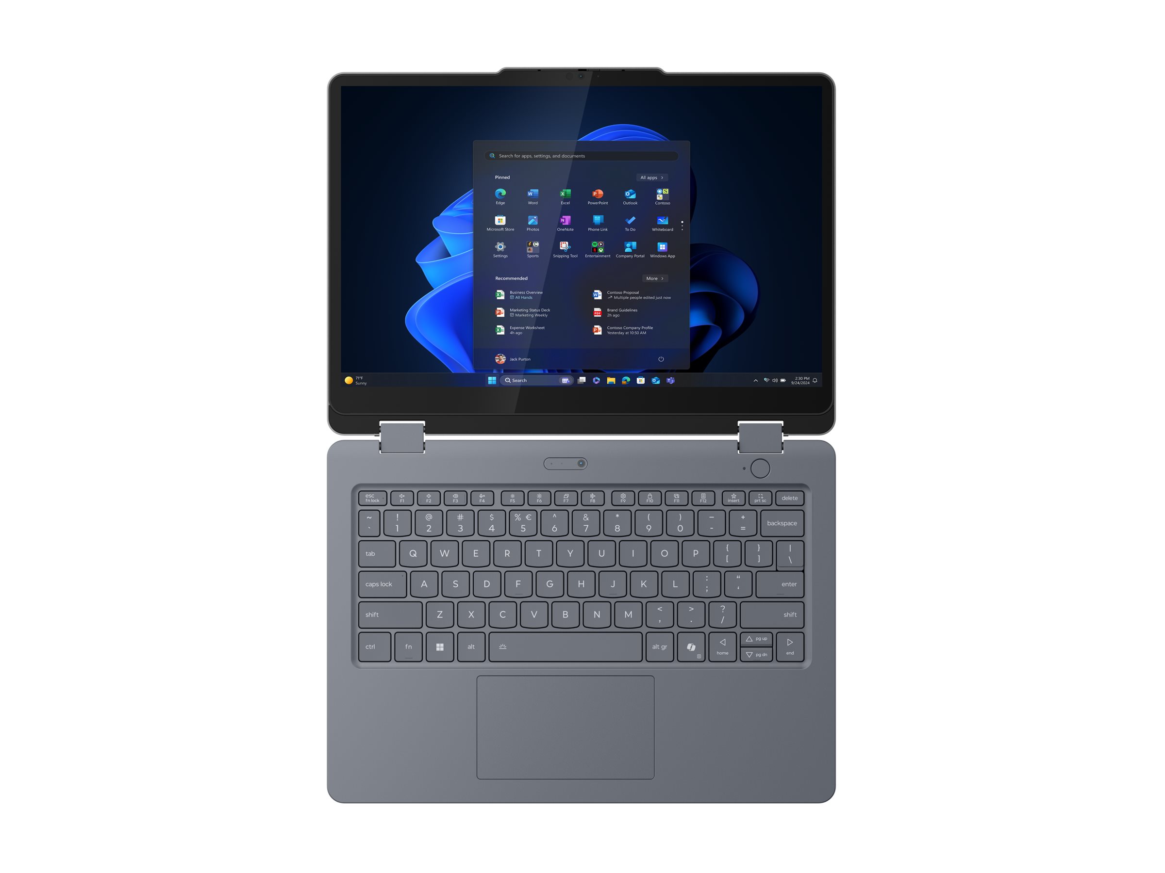 LENOVO 13w 2in1 G3 Intel Core 5 120U 33,78cm 13,3Zoll WUXGA 16GB 512GB SSD UMA W11P No WWAN Integrat Pen Touch Luna Grey TopSeller