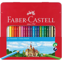 Faber-Castell Buntstift hexagonal 24er-Metalletui
