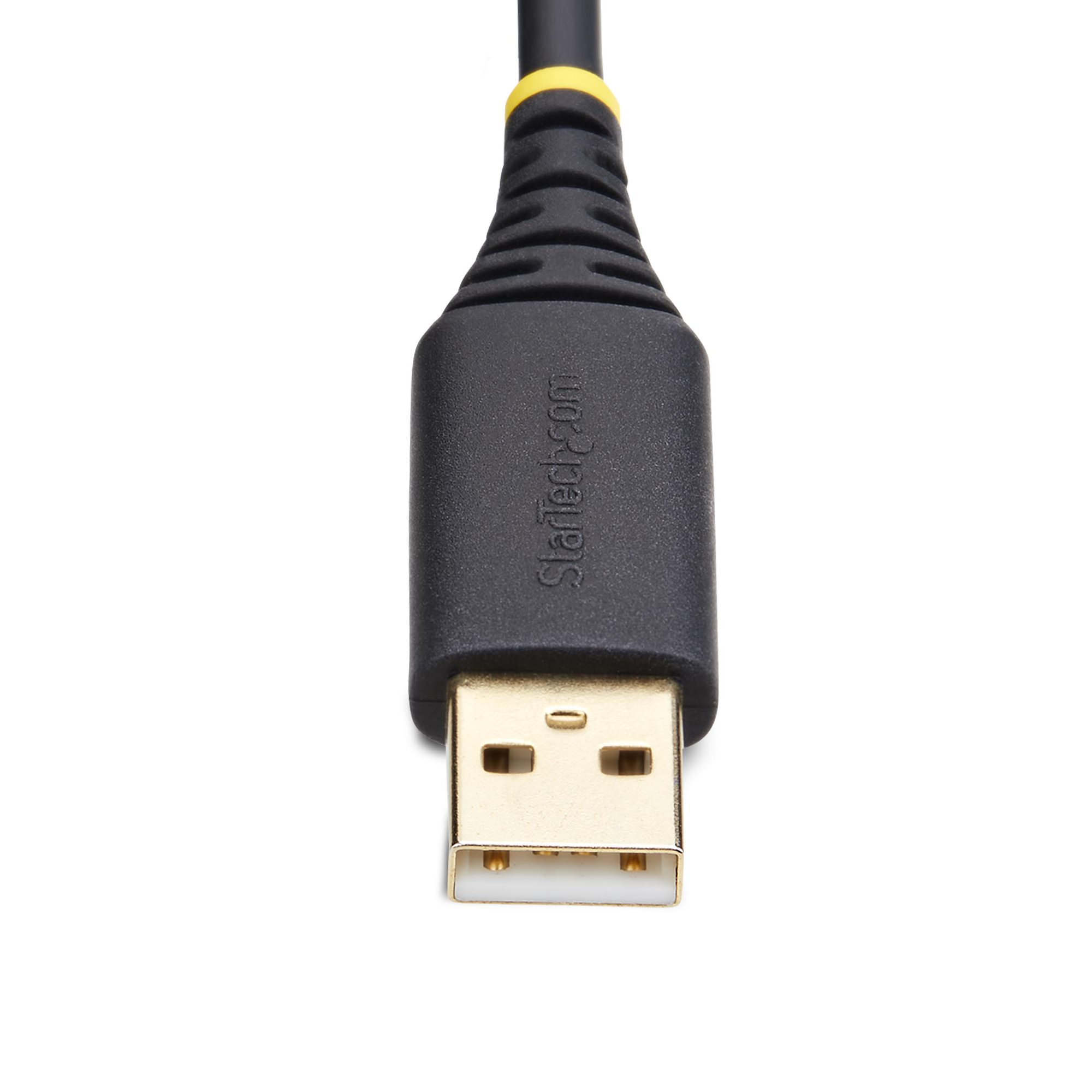 STARTECHCOM 30cm USB auf Seriell Adapter COMRetention FTDI USBA zu DB9 Kabel USB RS232 Wechselbare SchraubenMuttern