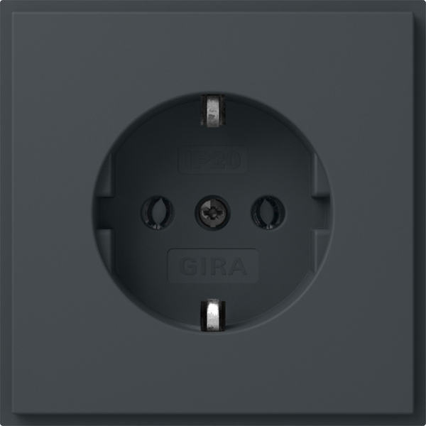 Gira Steckdose SCHUKO 418867 IP20 TX44 anthra