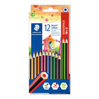 STAEDTLER Noris® colour 185 Buntstifte farbsortiert, 12 St. STAEDTLER Noris® colour 185 Buntstifte farbsortiert, 12 St.