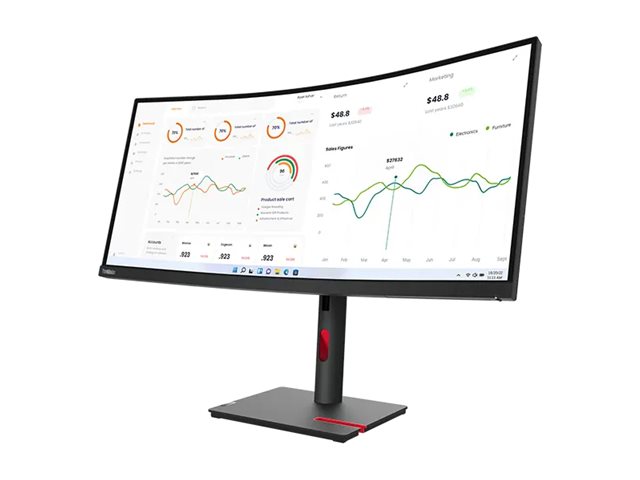 LENOVO ThinkVision T34w-30 86,36cm 34Zoll WQHD VA 21:9 Monitor HDMI DP USB Type-C TopSeller LENOVO ThinkVision T34w-30 86,36cm 34Zoll WQHD VA 21:9 Monitor HDMI DP USB Type-C TopSeller
