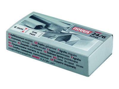 1.000 novus Heftklammern SUPER 24/6
