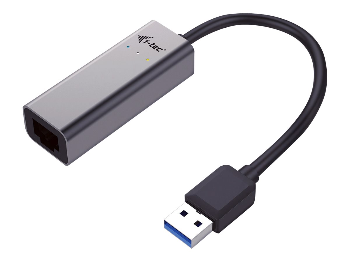 I-TEC USB 3.0 Metal Gigabit Ethernet Adapter 1x USB 3.0 auf RJ-45 LED-Anzeige fuer Notebook Tablet PC Windows Mac Linux Android I-TEC USB 3.0 Metal Gigabit Ethernet Adapter 1x USB 3.0 auf RJ-45 LED-Anzeige fuer Notebook Tablet PC Windows Mac Linux Android