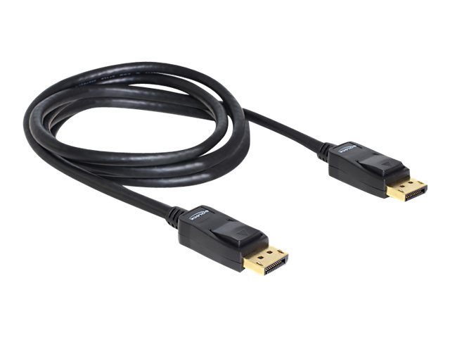 Delock Kabel Displayport 12 Stecker Displayport Stecker 4K 2 m