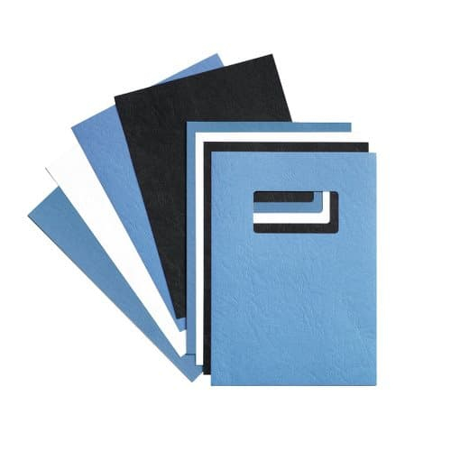 GBC Rueckwaende fuer Bindemappen blau, DIN A4 250 g/qm, 100 St.
