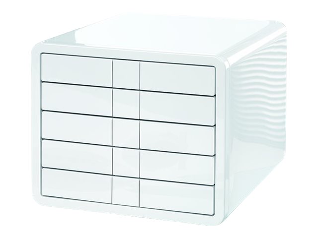 HAN Schubladenbox iBox weiss 1551-12, DIN C4 mit 5 Schubladen HAN Schubladenbox iBox weiss 1551-12, DIN C4 mit 5 Schubladen