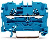 Wago Durchgangsklemme 2-Leiter 2004-1204 2-Leiter 4qmm blau