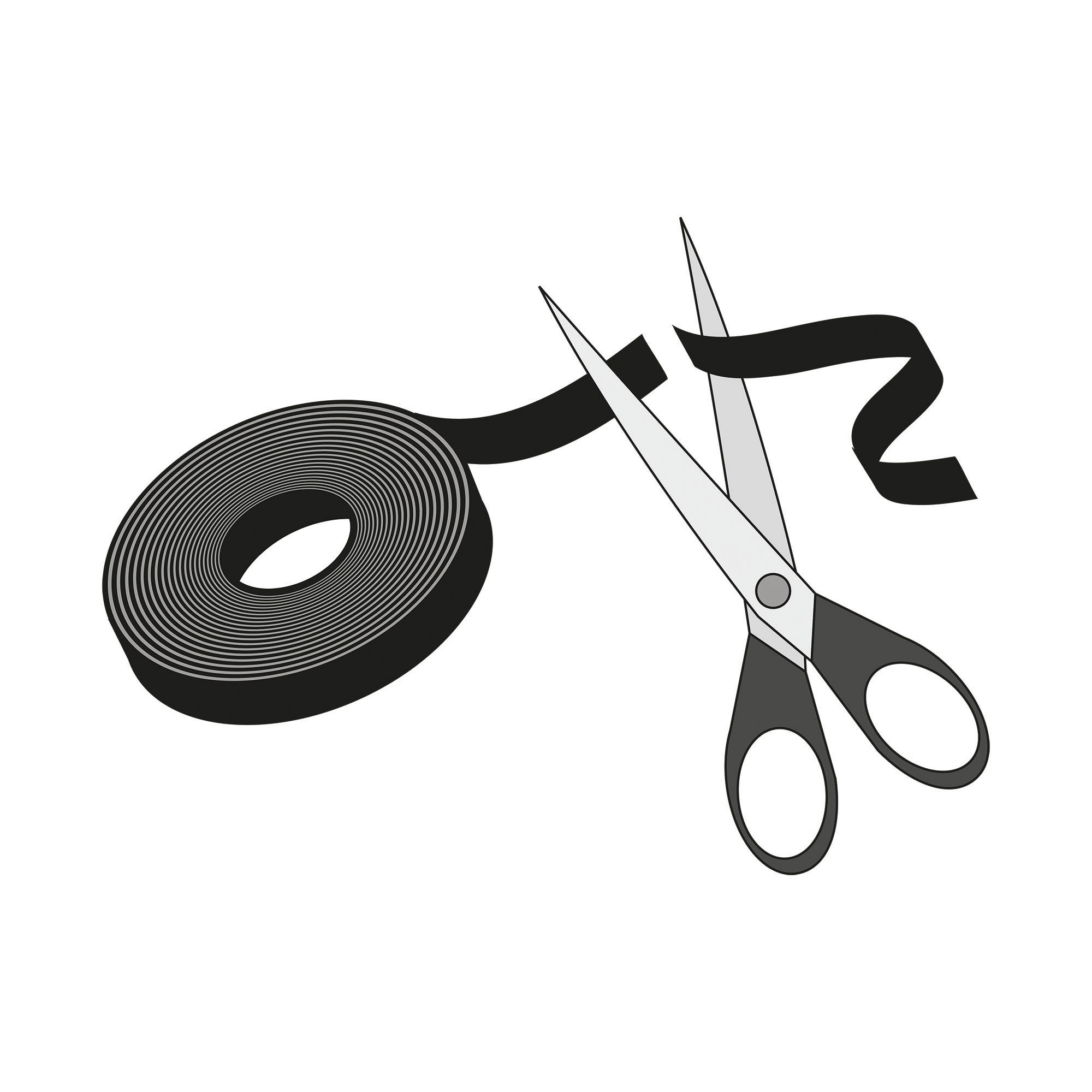 4 LABEL THE CABLE Klettband ROLL STRAPS farbsortiert