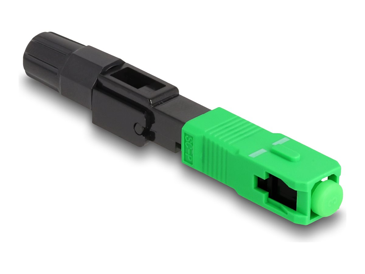DELOCK LWL Schnellverbinder SC Simplex Stecker APC feldkonfektionierbar