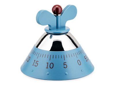 Alessi A09 Kitchen Timer Hellblau