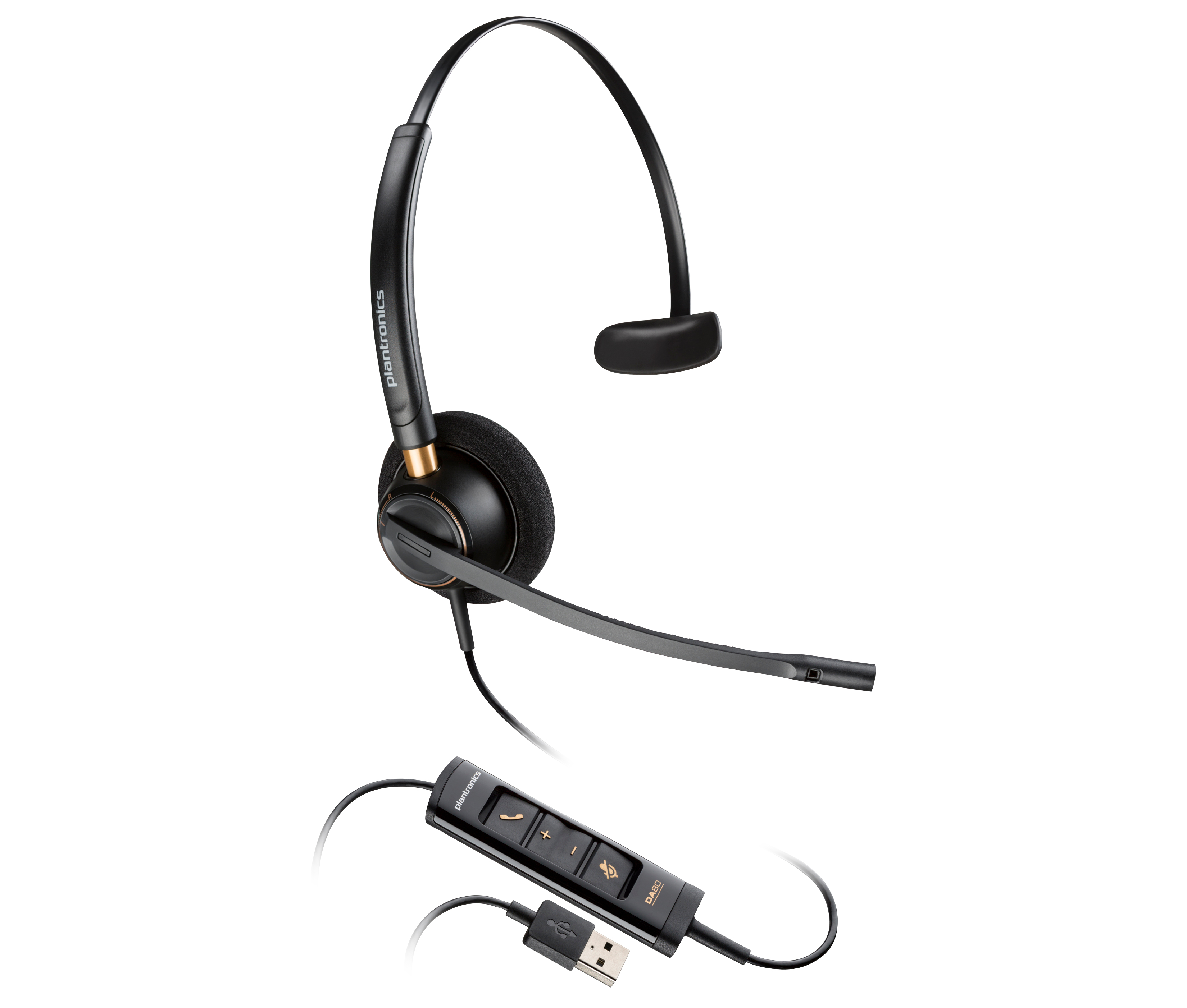 HP Poly EncorePro 515 Monoaural with USBA Headset