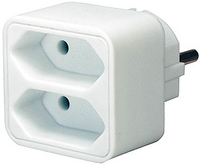 Brennenstuhl Steckdosen-Adapter Euro 2, weiss Brennenstuhl Steckdosen-Adapter Euro 2, weiss
