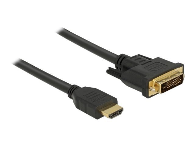 Delock Kabel DVI 24+1 Stecker > HDMI-A Stecker 1,0 m Delock Kabel DVI 24+1 Stecker > HDMI-A Stecker 1,0 m