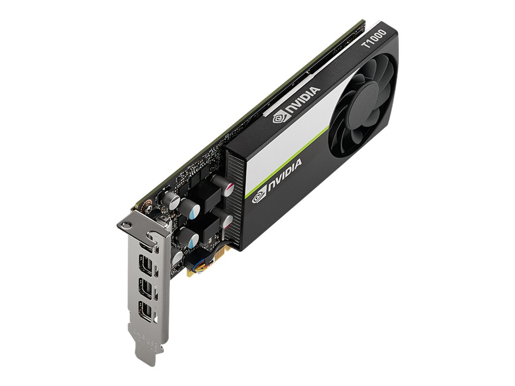 PNY NVIDIA T1000 8GB LowProfile OEM version 4xMini DP 1.4