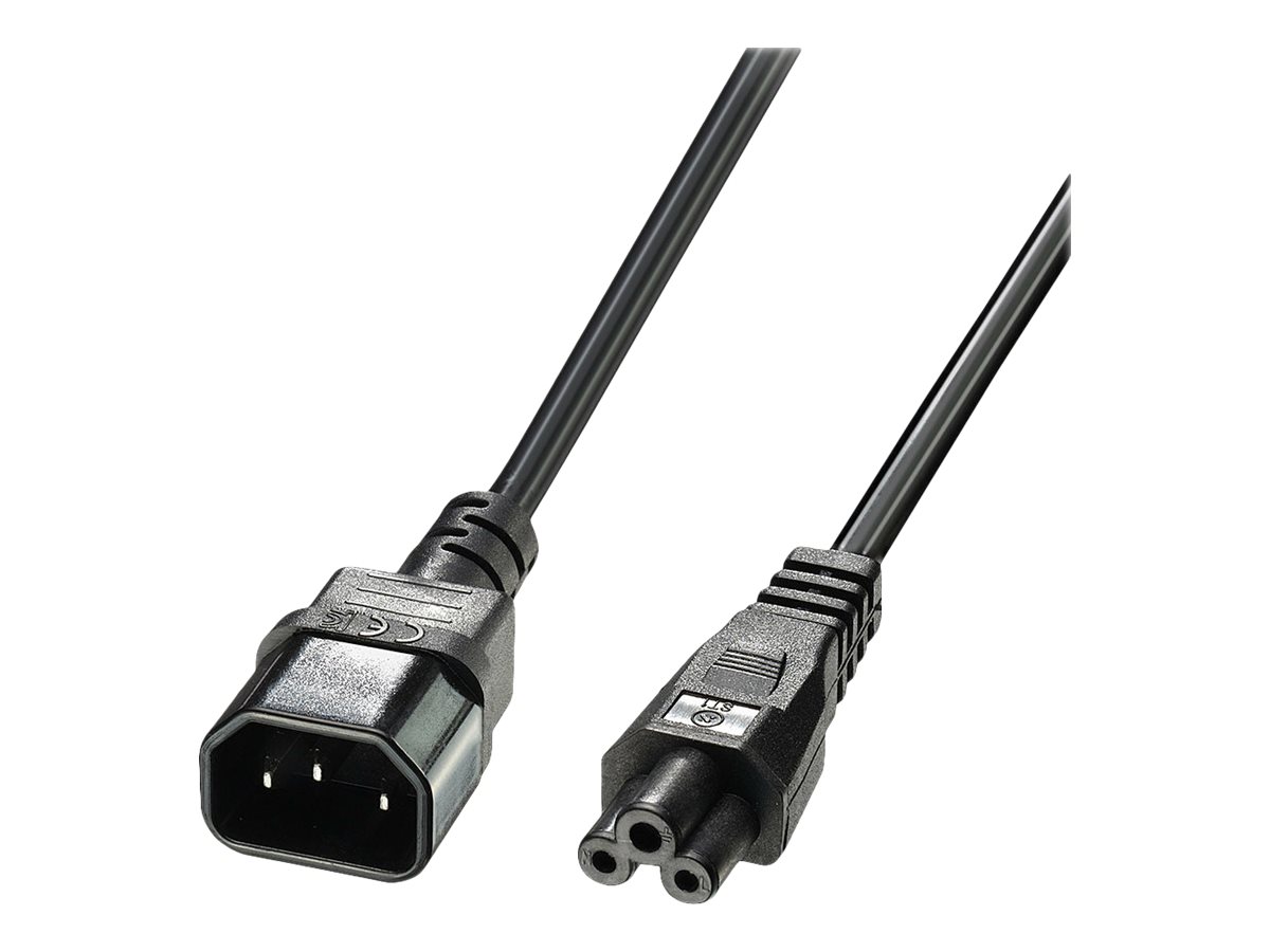 LINDY 1m IEC C14 an IEC C5 Netzkabel LINDY 1m IEC C14 an IEC C5 Netzkabel