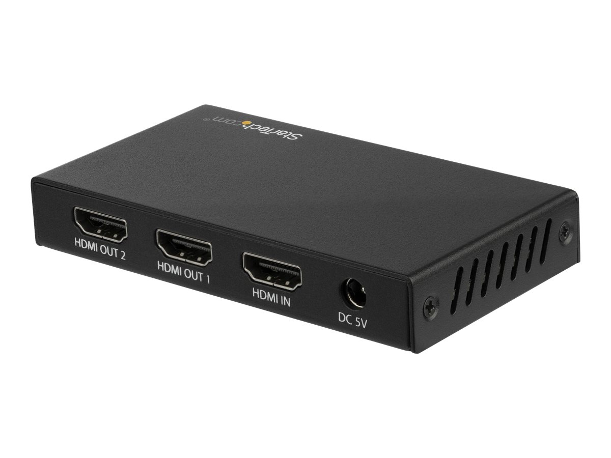 STARTECH.COM HDMI Splitter - 2-Port - 4K 60Hz - HDMI Splitter 1 In 2 Out - 2 Way HDMI Splitter - HDMI Port Splitter STARTECH.COM HDMI Splitter - 2-Port - 4K 60Hz - HDMI Splitter 1 In 2 Out - 2 Way HDMI Splitter - HDMI Port Splitter