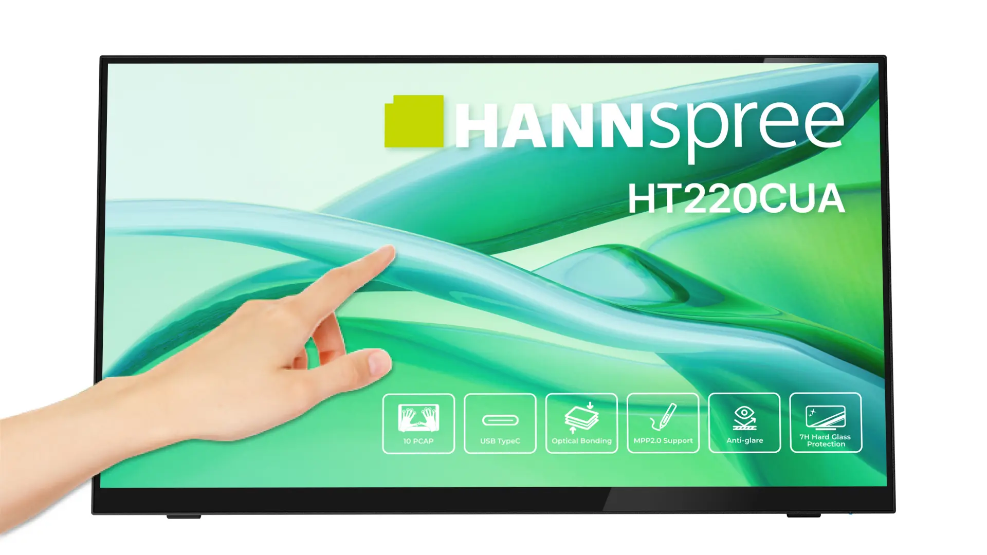 HANNSPREE HT220CUA 54,61cm 21,5Zoll 1920x1080 169 270cdm2 6ms HDMI DP VGA USB P