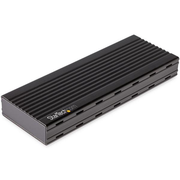 STARTECHCOM M2 NVMe SSDGehaeuse fuer PCIeSSDs USB 31 Gen 2 Type C Thunderbolt 3kompatibel M2E1BMU31C