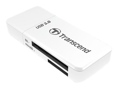 Card Reader Transcend F5 USB3.0 SD/microSD Card Reader weiÃ