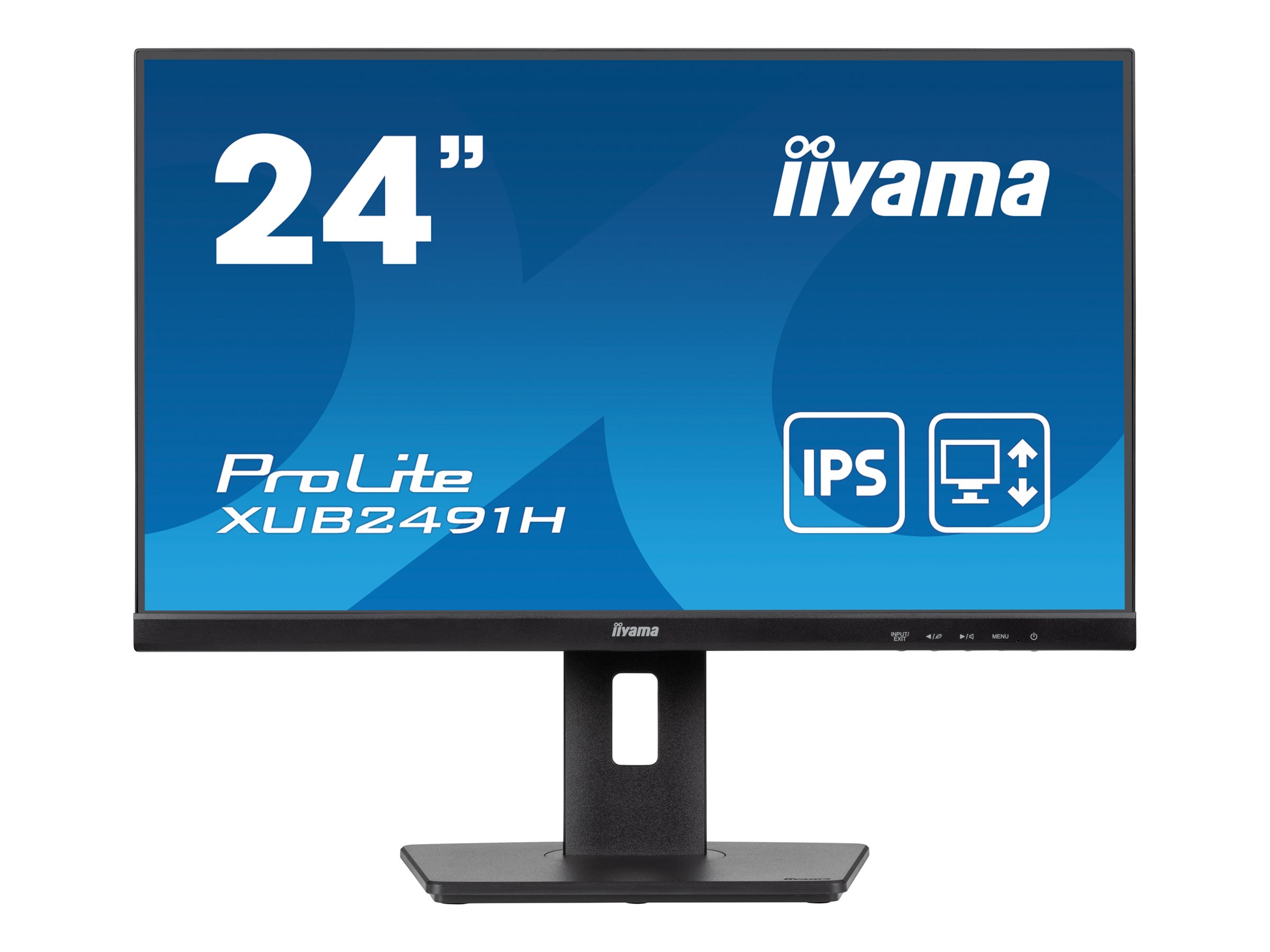 IIYAMA XUB2491H-B1 60,96cm 24Zoll IPS FHD 100Hz 300cd/m2 4ms HDMI DP 15cm Height Adj. Stand IIYAMA XUB2491H-B1 60,96cm 24Zoll IPS FHD 100Hz 300cd/m2 4ms HDMI DP 15cm Height Adj. Stand