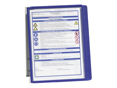DURABLE Wand-Sichttafelsystem VARIO® WALL 555107 DIN A4 blau mit 5 St. Sichttafeln DURABLE Wand-Sichttafelsystem VARIO® WALL 555107 DIN A4 blau mit 5 St. Sichttafeln