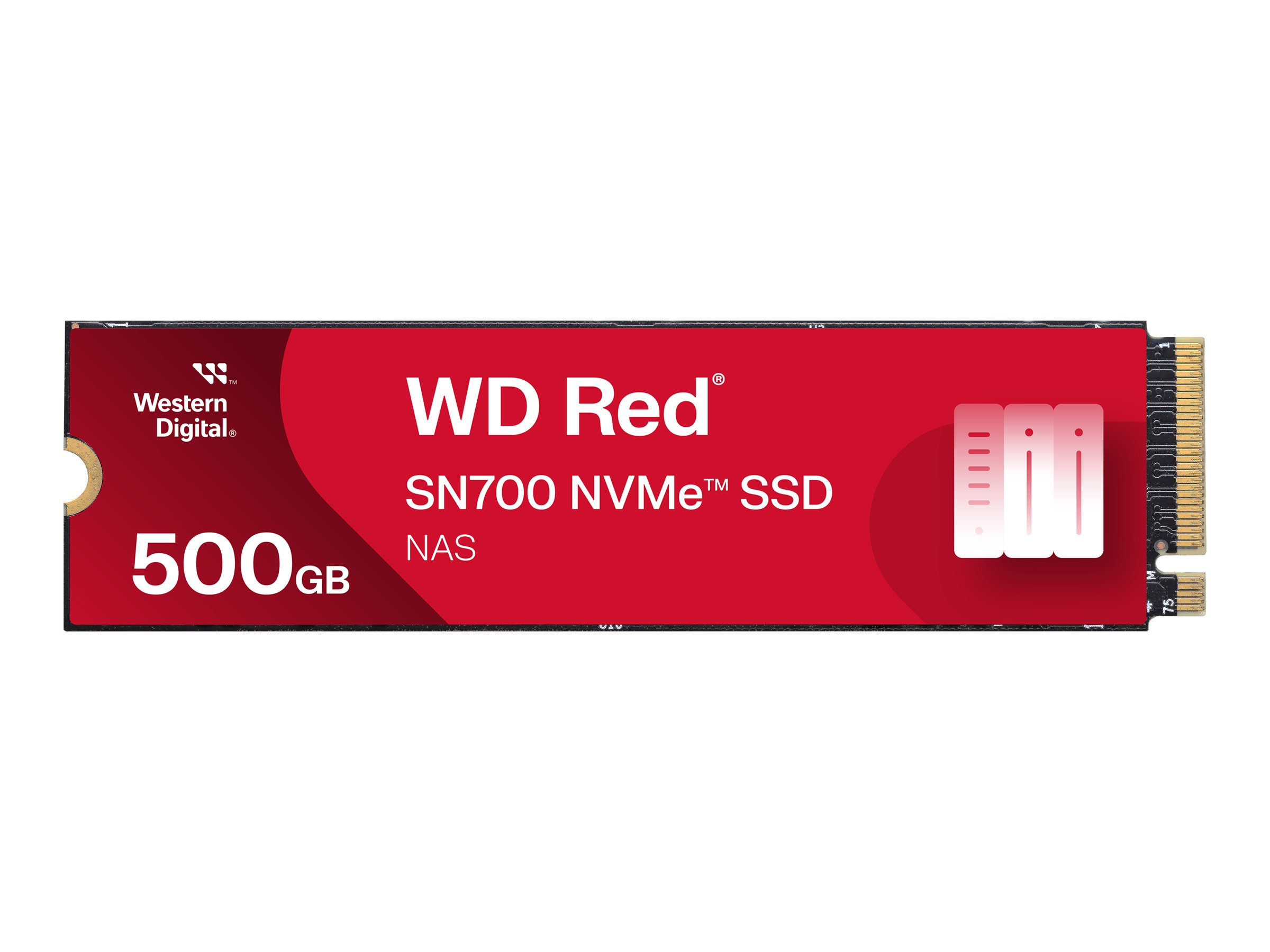 WD Red SSD SN700 NVMe 500GB M.2 2280 PCIe Gen3 8Gb/s internal drive for NAS devices