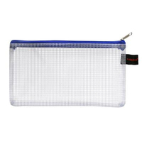 FolderSys Reissverschlussbeutel transparent/blau 0,15 mm, 1 St. FolderSys Reissverschlussbeutel transparent/blau 0,15 mm, 1 St.