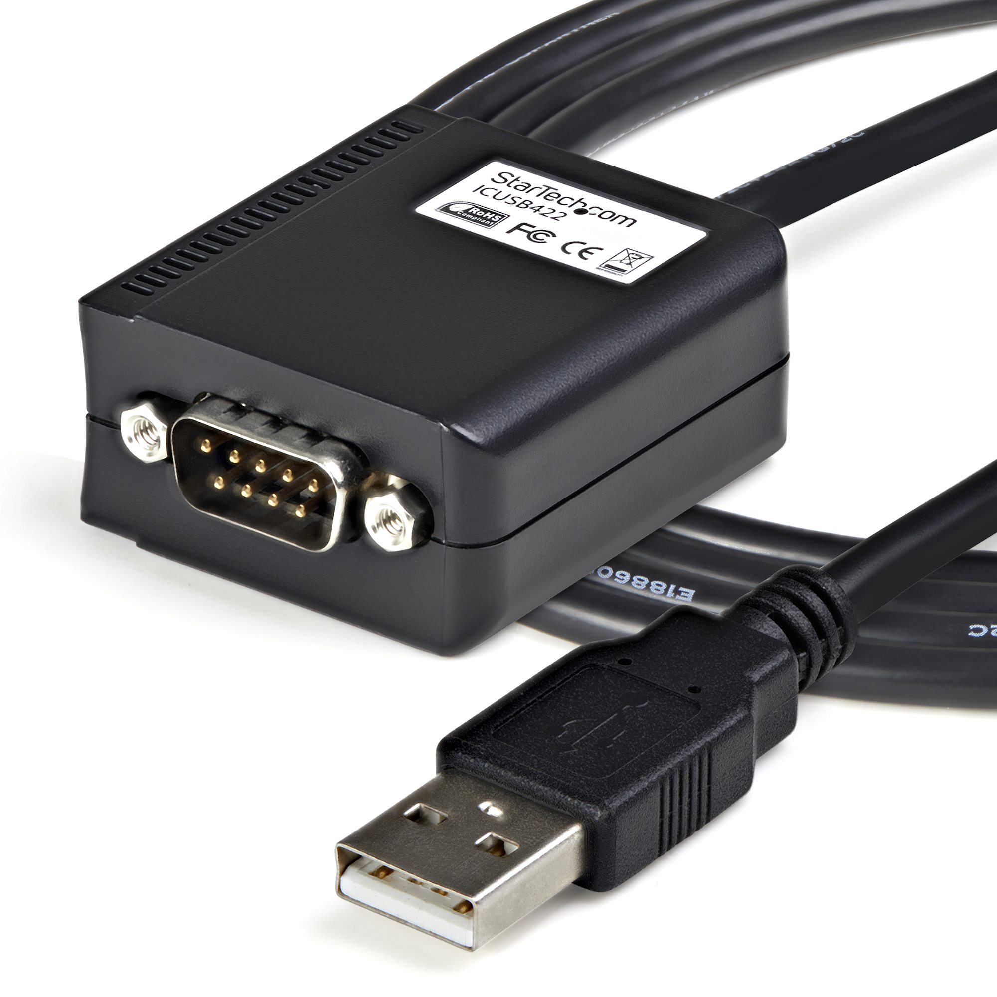 STARTECHCOM USB 20 auf Seriell Adapter Kabel COM USB zu RS422 485 Schnittstellen Konverter Stecker Stecker 1,80m