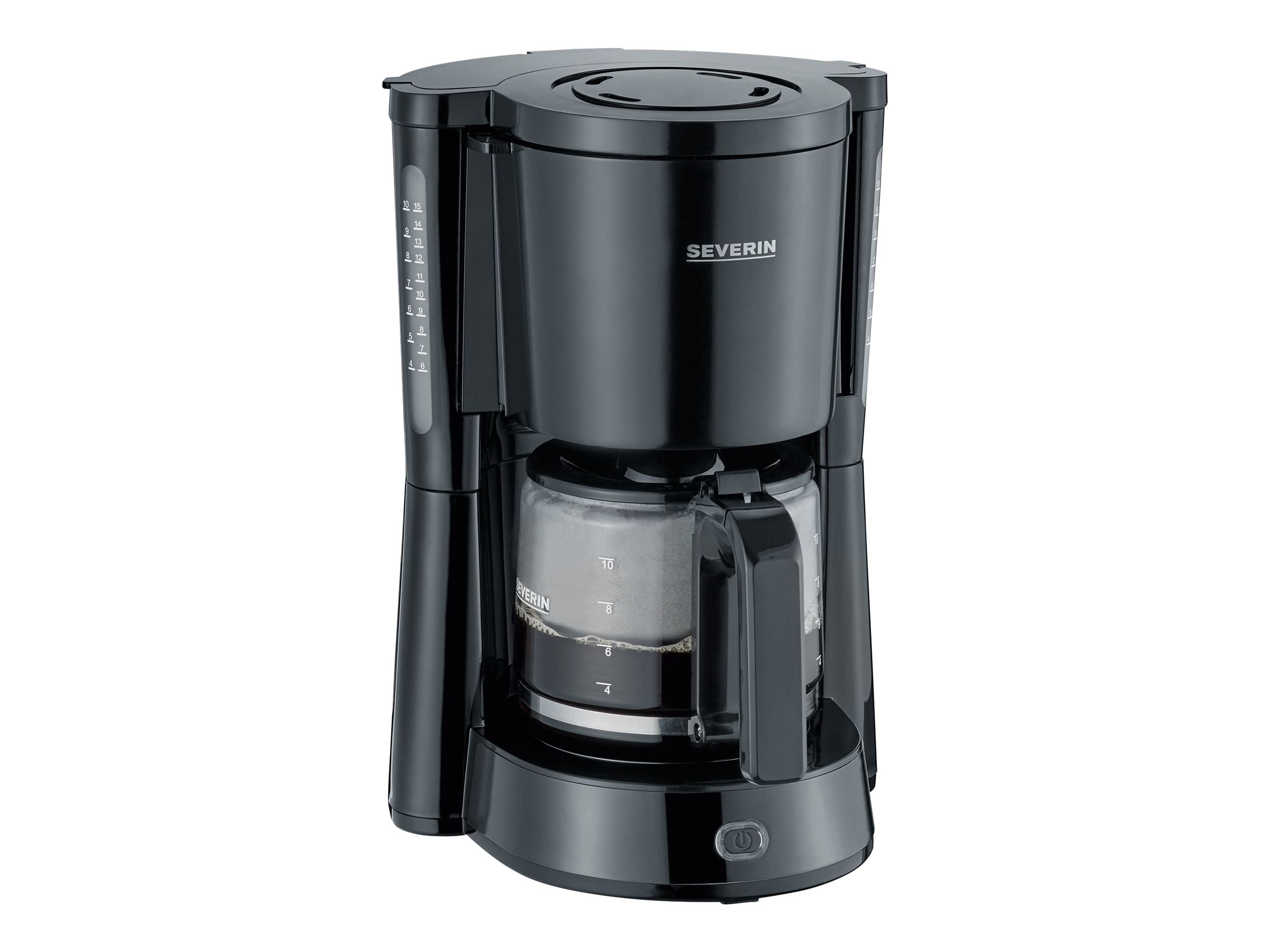 SEVERIN KA 4815 Type Kaffeemaschine schwarz, 10 Tassen