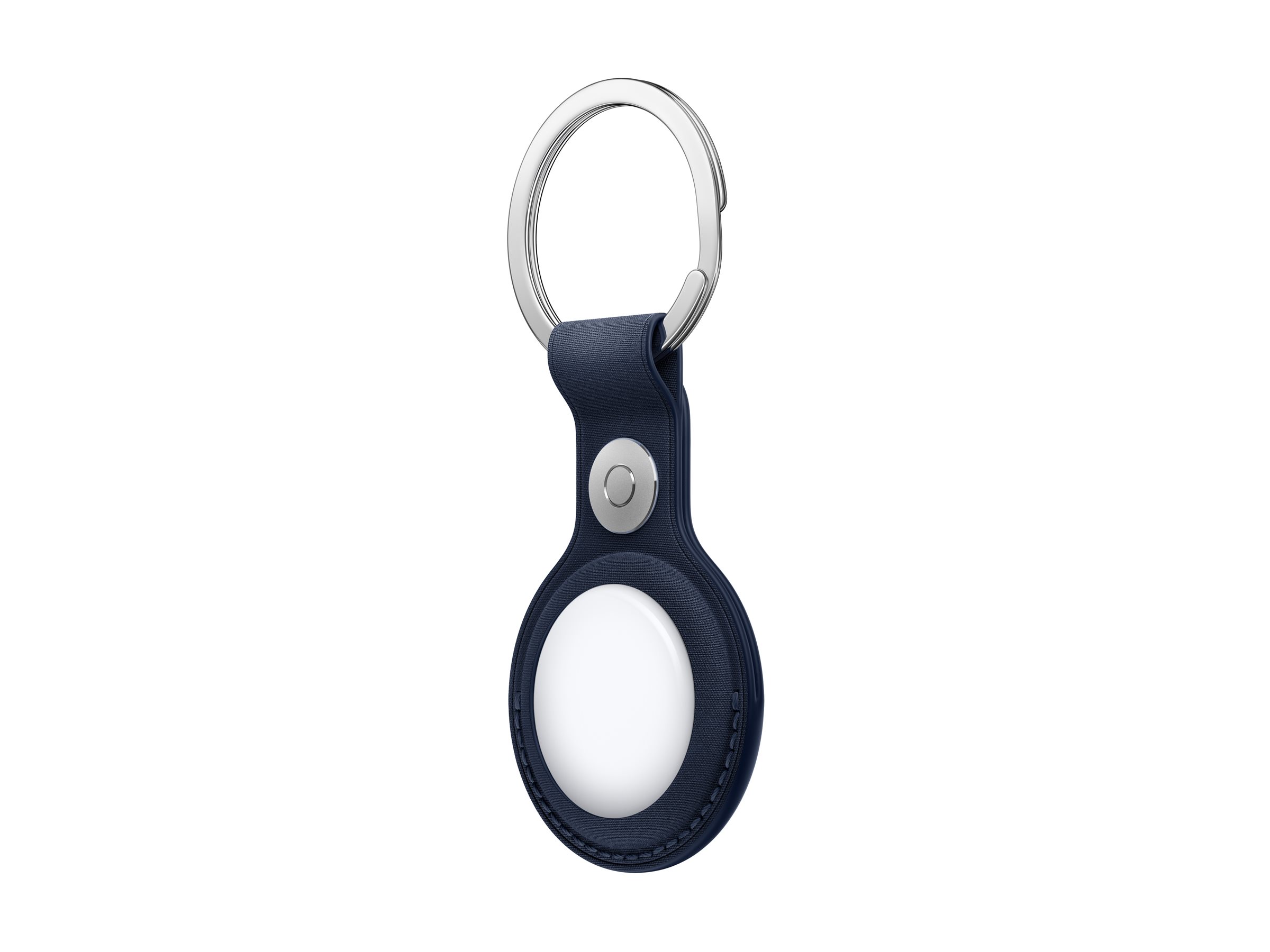 APPLE AirTag FineWoven Key Ring - Deep Blue