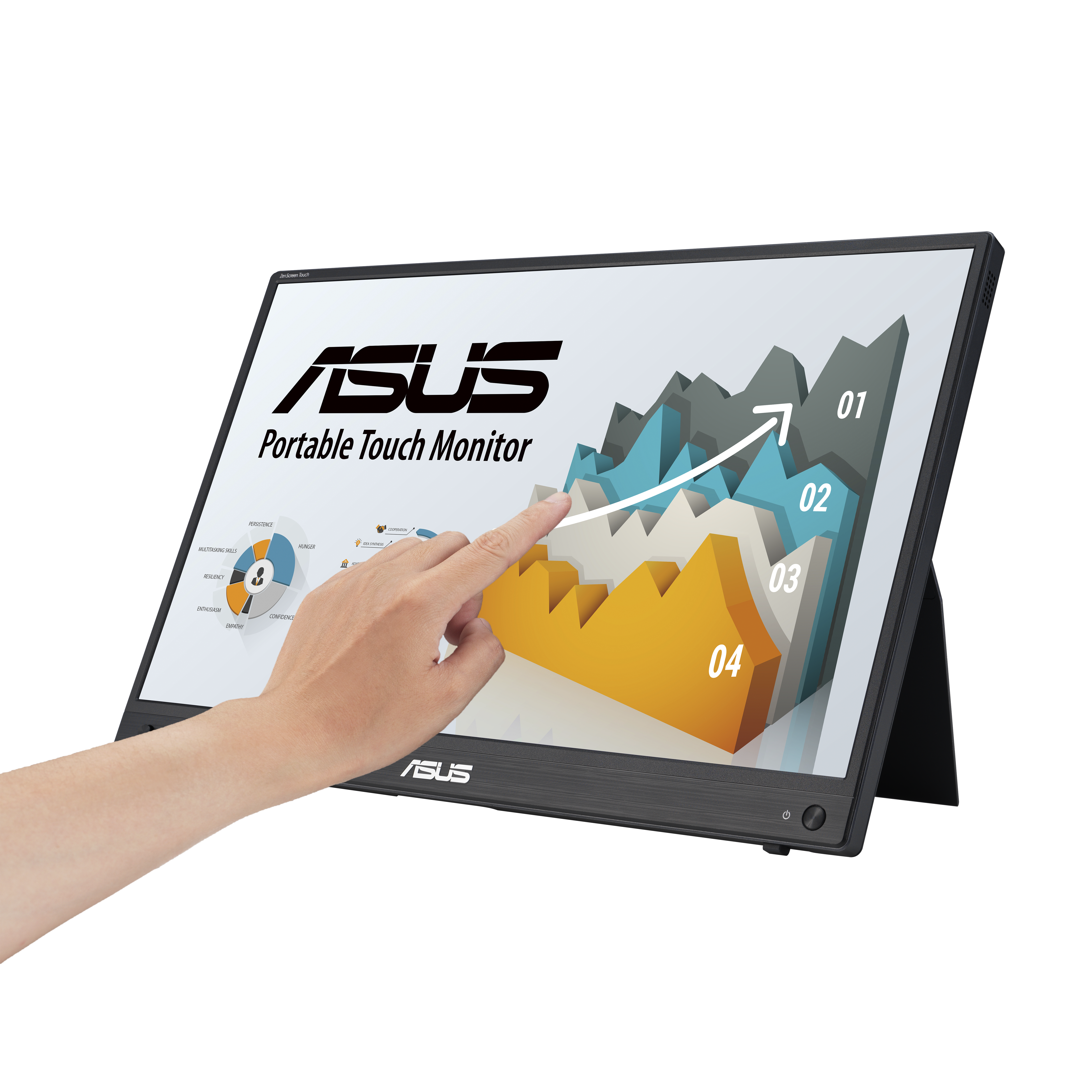 ASUS MB16AHT 39,62cm 15,6Zoll FHD IPS 60HZ 5MS HDMI MINIDP ZENSCREEN PORTABLE DARK GRAY