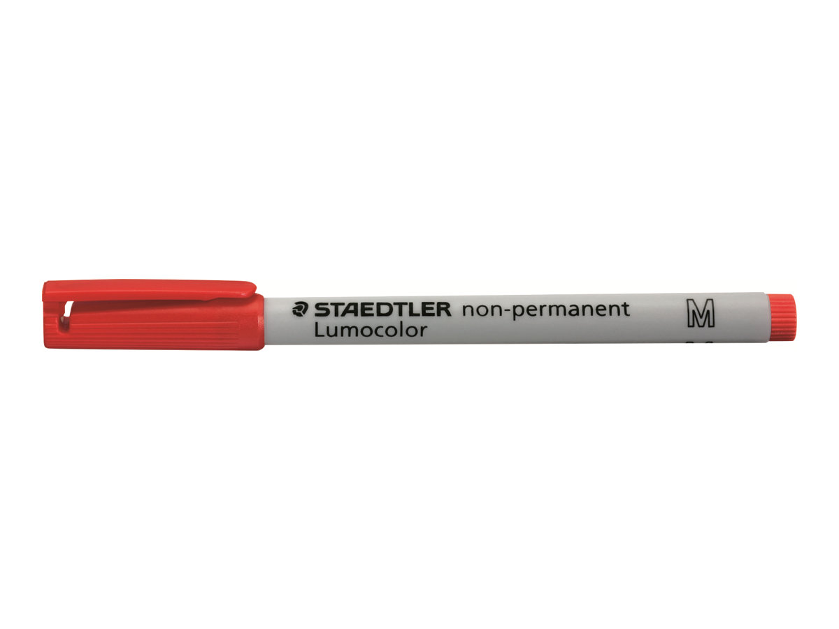 10 STAEDTLER Lumocolor Folienstifte rot 1,0 mm non-permanent 10 STAEDTLER Lumocolor Folienstifte rot 1,0 mm non-permanent
