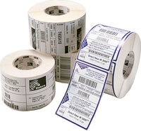 ZEBRA Etikettenrollen fÃ¼r Etikettendrucker 3006322 weiÃ, 102,0 x 152,0 mm, 12 x 475 Etiketten