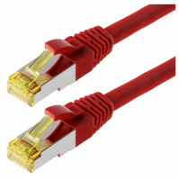 helos Patchkabel Cat 6a SFTP RJ45 rot 1m AWG267 LSZH GHMT