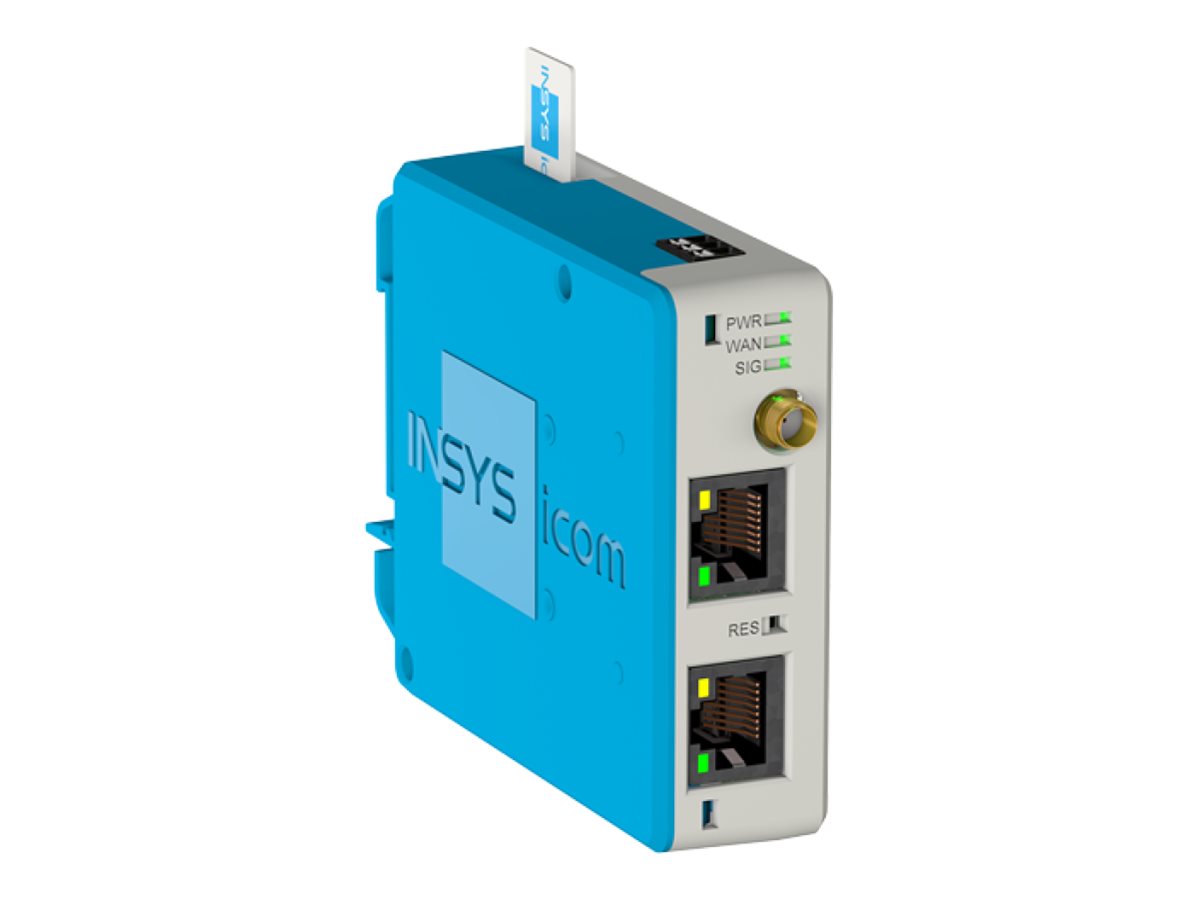 INSYS icom MIROL230 LTERouter internationale Frequenzen VPNOption Nachfolger des MIROL110 MIROL210