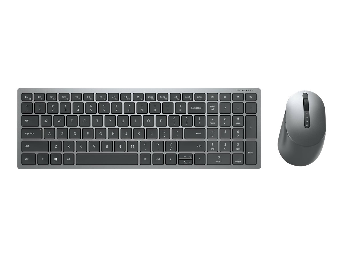 DELL Multi-Device Wireless Keyboard and Mouse - KM7120W - German QWERTZ DELL Multi-Device Wireless Keyboard and Mouse - KM7120W - German QWERTZ