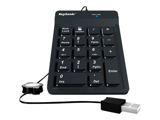 RaidSonic ICY BOX ACK118BK Nummernblock kabelgebunden schwarz