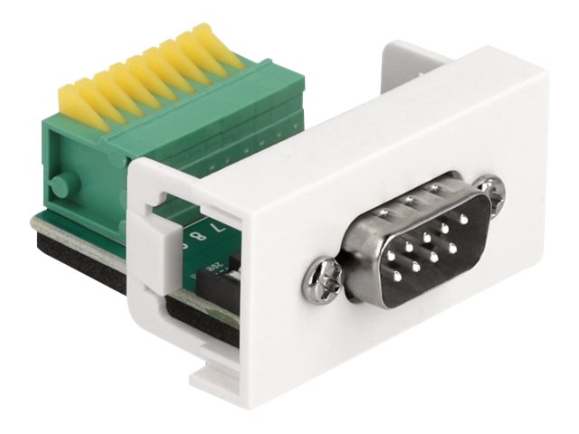Delock Easy 45 Modul DSub 9 Pin Stecker zu 9 Pin Terminalblock 22,5 x 45 mm