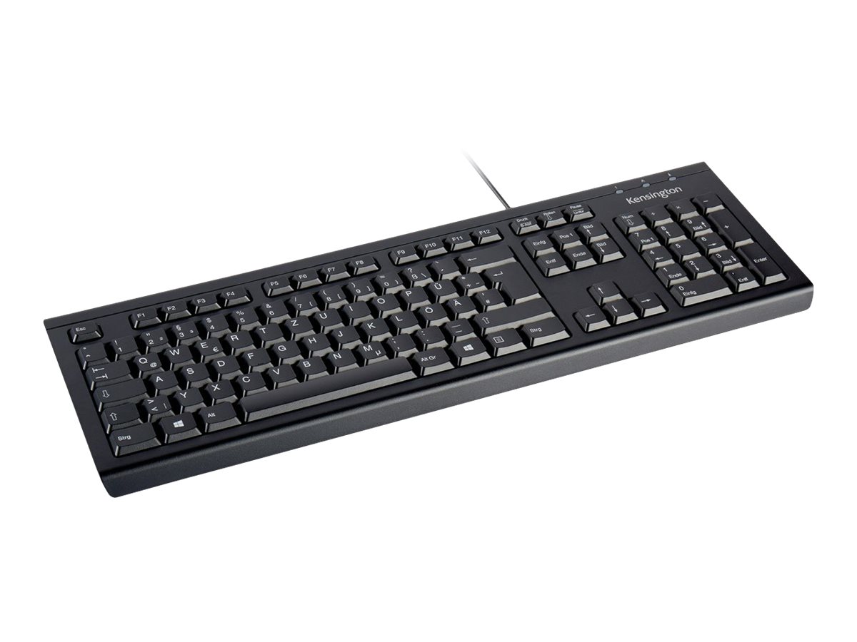 Kensington ValuKeyboard Tastatur kabelgebunden schwarz