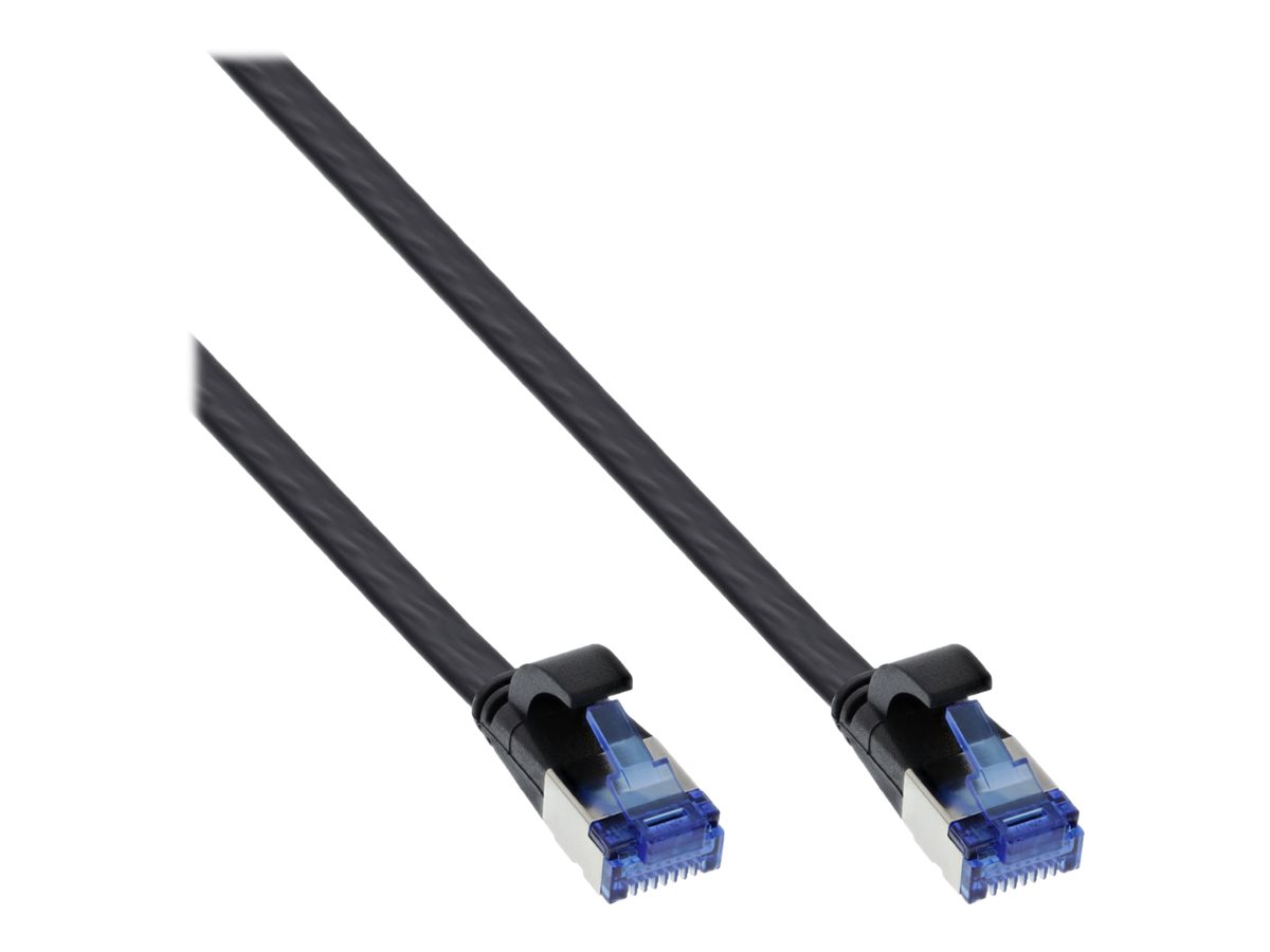 INLINE Patchkabel flach UFTP Cat.6A TPE halogenfrei schwarz 0,3m INLINE Patchkabel flach UFTP Cat.6A TPE halogenfrei schwarz 0,3m