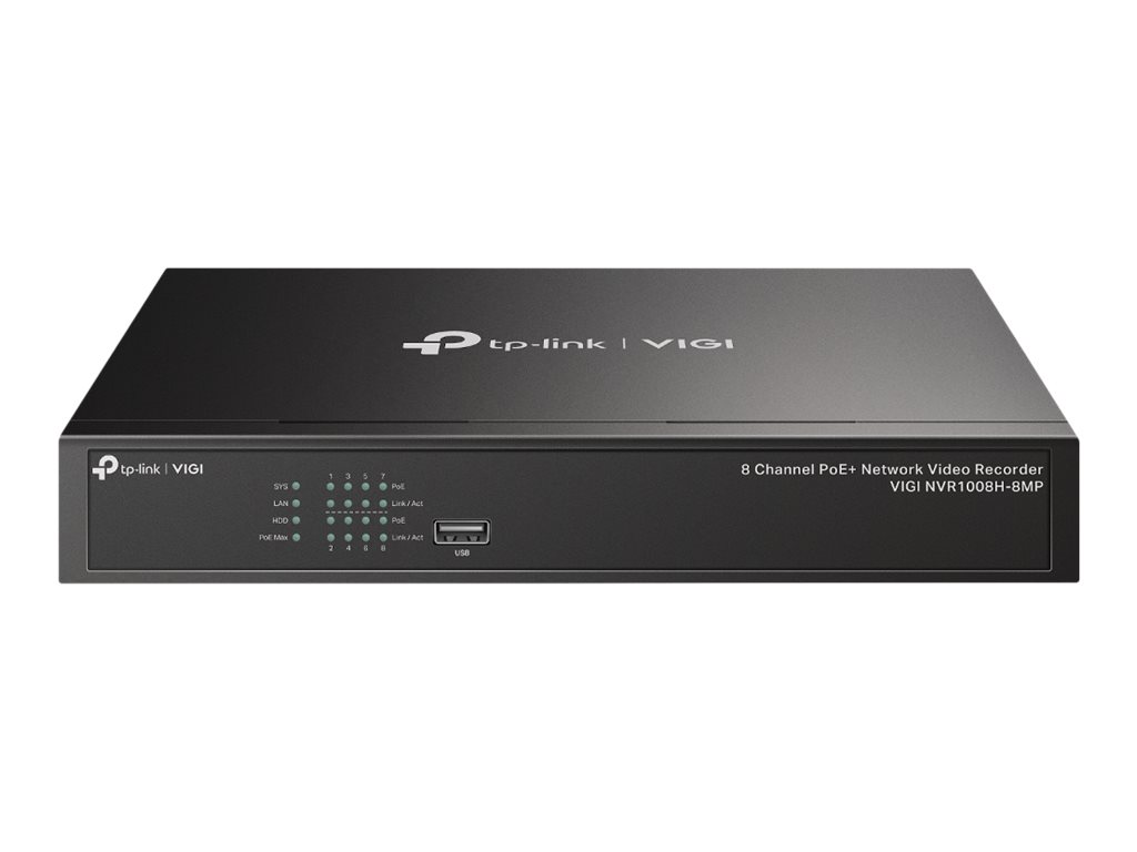 Omada VIGI NVR1008H-8MP 8 Kanal PoE Netzwerk Video Rekorder Omada VIGI NVR1008H-8MP 8 Kanal PoE Netzwerk Video Rekorder