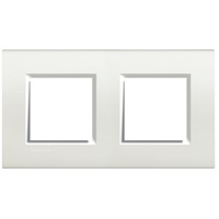 Bticino Rahmen Light LNA4802M2BI weiss 2x2-modulig