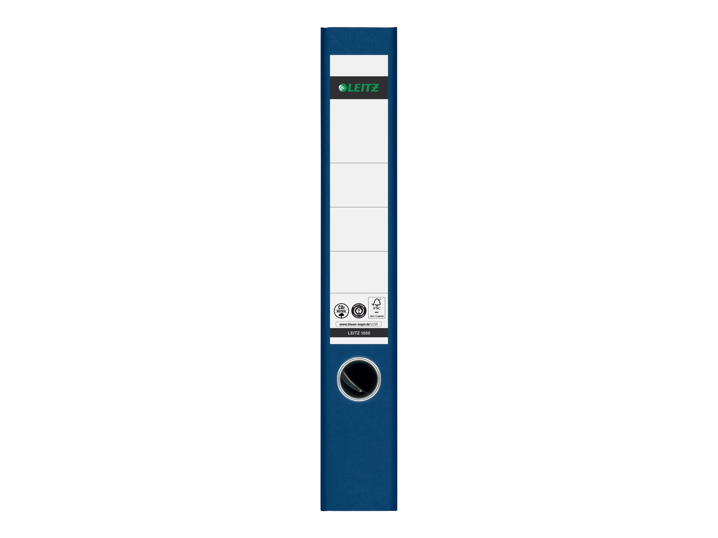 LEITZ 1050 Ordner blau marmoriert Karton 5,2 cm DIN A4